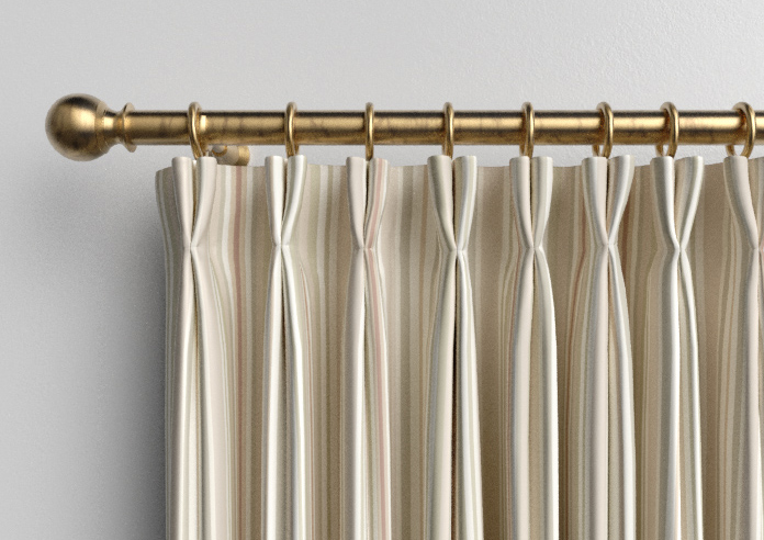 The British Stripe Co. Elizabeth, Dover No.1 - Made to Measure Curtains - Image 10